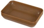 TreeNside Biokunststof sorteerschalen set 5/St. 47x23x147 natuur - Afbeelding 2