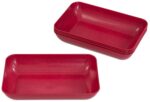 TreeNside Biokunststof sorteerschalen set 5/St. 47x23x147 rood