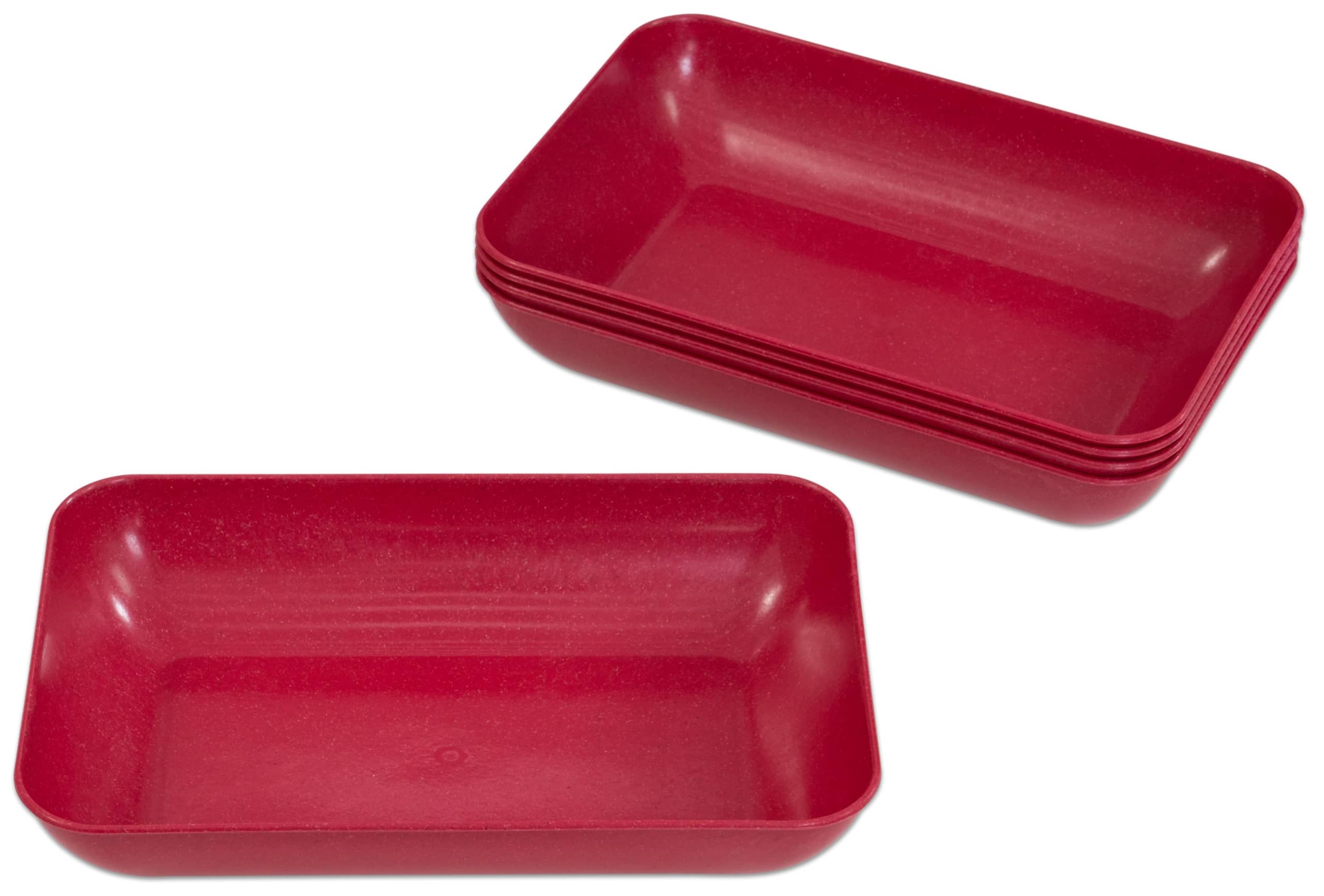 758900_a-scaled-1.jpg TreeNside Biokunststof sorteerschalen set 5/St. 47x23x147 rood - Afbeelding 1