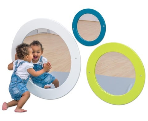 759067.jpg Spiegel rond L-Wit - Afbeelding 1