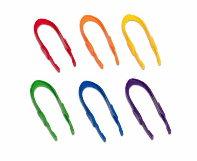 759551.jpg Groot plastic pincet - set van 6 stuks - Afbeelding 1