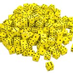 Zachte dobbelstenen - 200 stuks