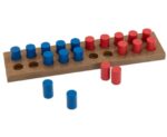 Sorteerbord met houten cilinders (20 stuks) - Afbeelding 2