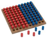Sorteerbord met houten cilinders (100 stuks) - Afbeelding 2