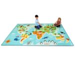 Speelkleed - Wereldkaart met dieren - Afbeelding 2
