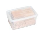 Houten kubussen in plastic doos - Afbeelding 2