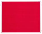 Presentatie paneel rood 150x120 cm