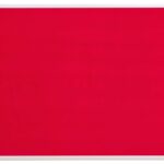 Presentatie paneel rood 150x120 cm