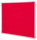 Presentatie paneel rood 150x120 cm - Afbeelding 2
