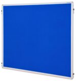 Presentatie paneel blauw 150x120 cm - Afbeelding 2