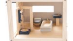 Poppenhuis 3-verdiepingen incl. meubels - Afbeelding 8