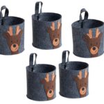 Geschenkmand hert, 5 stuks