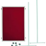 Presentatie bord 75x120 cm-rood los