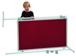 Presentatie bord 75x120 cm-rood los - Afbeelding 2