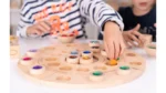 Houten Glitter Stenen, 12 stuks - Afbeelding 2