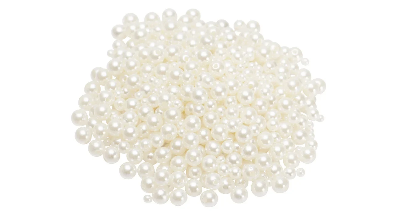 770288_a-ZD.webp Wax kralen, 3 verschillende stuks Maten, 100 g - Afbeelding 1