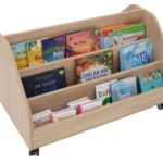 Mobiele lage boekenwagen