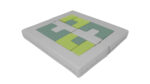 Combinatie-puzzelset groen/grijs