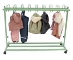 Verrijdbare & Hoogte verstelbare Garderobe - Pale Green