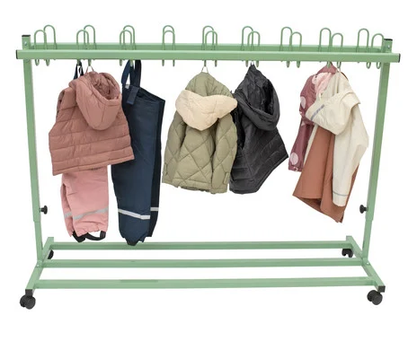774246_a.webp Verrijdbare & Hoogte verstelbare Garderobe - Pale Green - Afbeelding 1