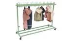 Verrijdbare & Hoogte verstelbare Garderobe - Pale Green - Afbeelding 3
