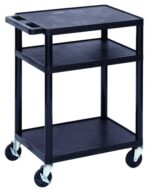 Multifunctionele trolley, zwart - Afbeelding 2