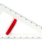 Geodriehoek 60 cm
