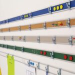 Presentatie rails groen 1 m