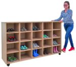 Praktische Verrijdbare Garderobe Opberg Kast