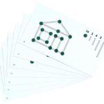 Oefenkaarten voor raamwerk constructie set "multiple", 10 stuks, dubbelzijdig bedrukt, Set 1, 2D vormen