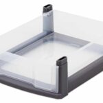 Kleine lade - transparant/zwart frame