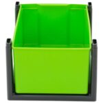 Grote lade - groen/zwart frame
