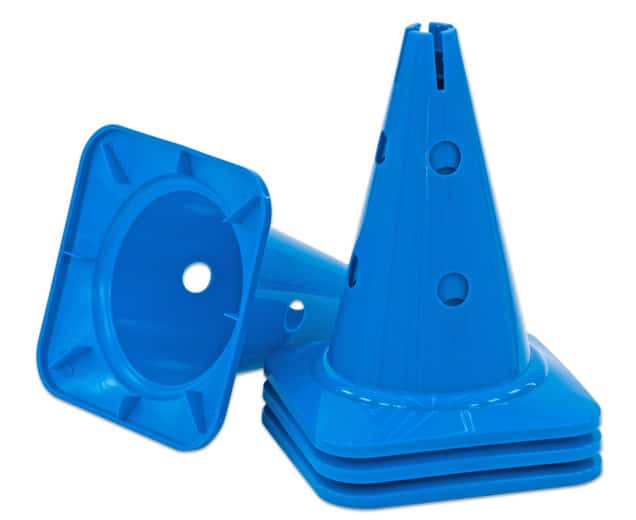 850100.jpg Kegel met gaten-blauw - Afbeelding 1