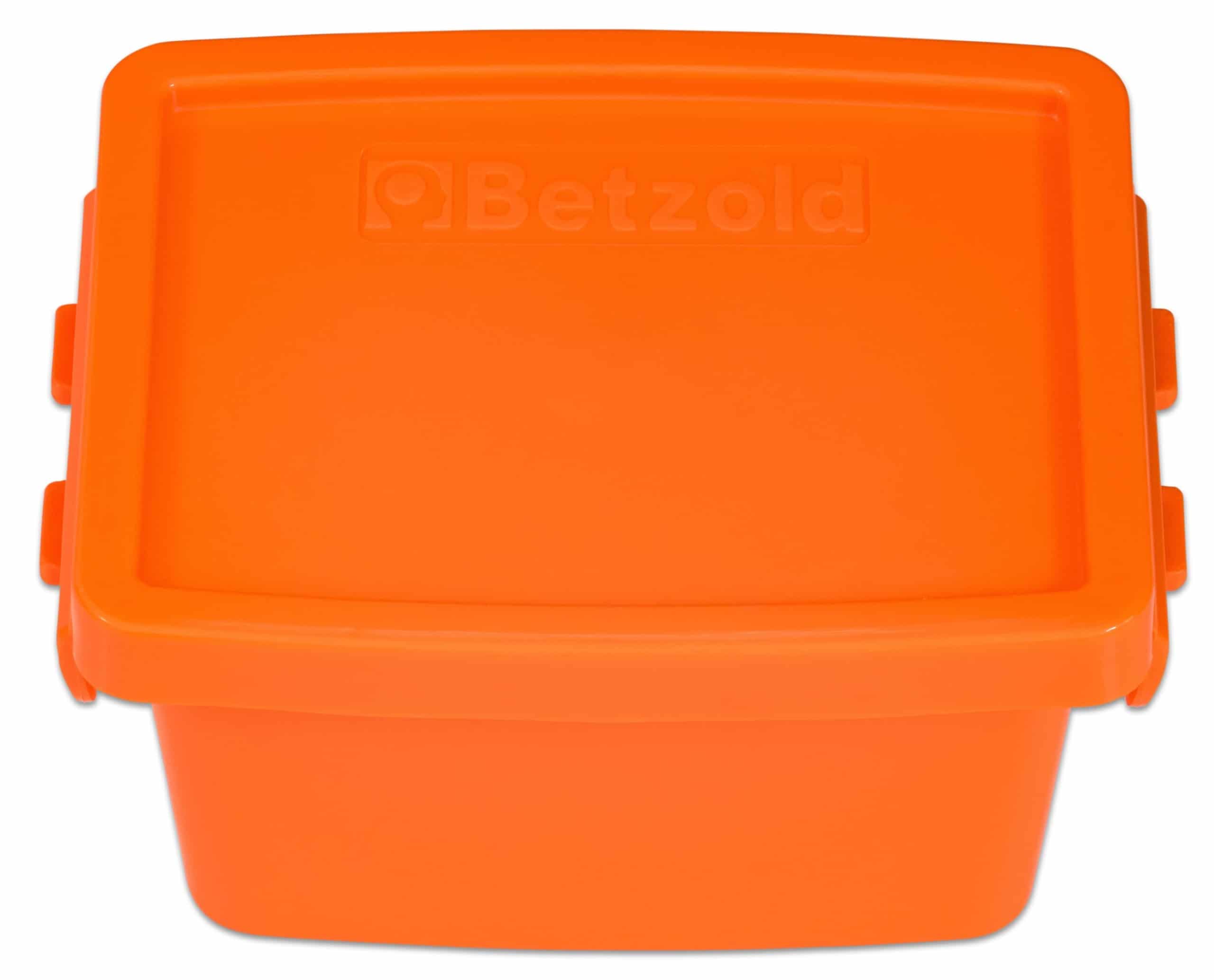 850249_a-scaled-1.jpg Opbergdoos, klein 300ml, oranje - Afbeelding 1