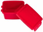 Opbergdoos, klein 300ml, rood - Afbeelding 2
