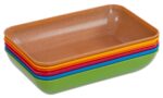 TreeNside Biokunststof sorteerschalen set 6/St. 47x23x147gekleurd - Afbeelding 2