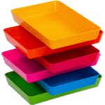 TreeNside Biokunststof sorteerschalen set 6/St. 26 x 18 x 12 gekleurd