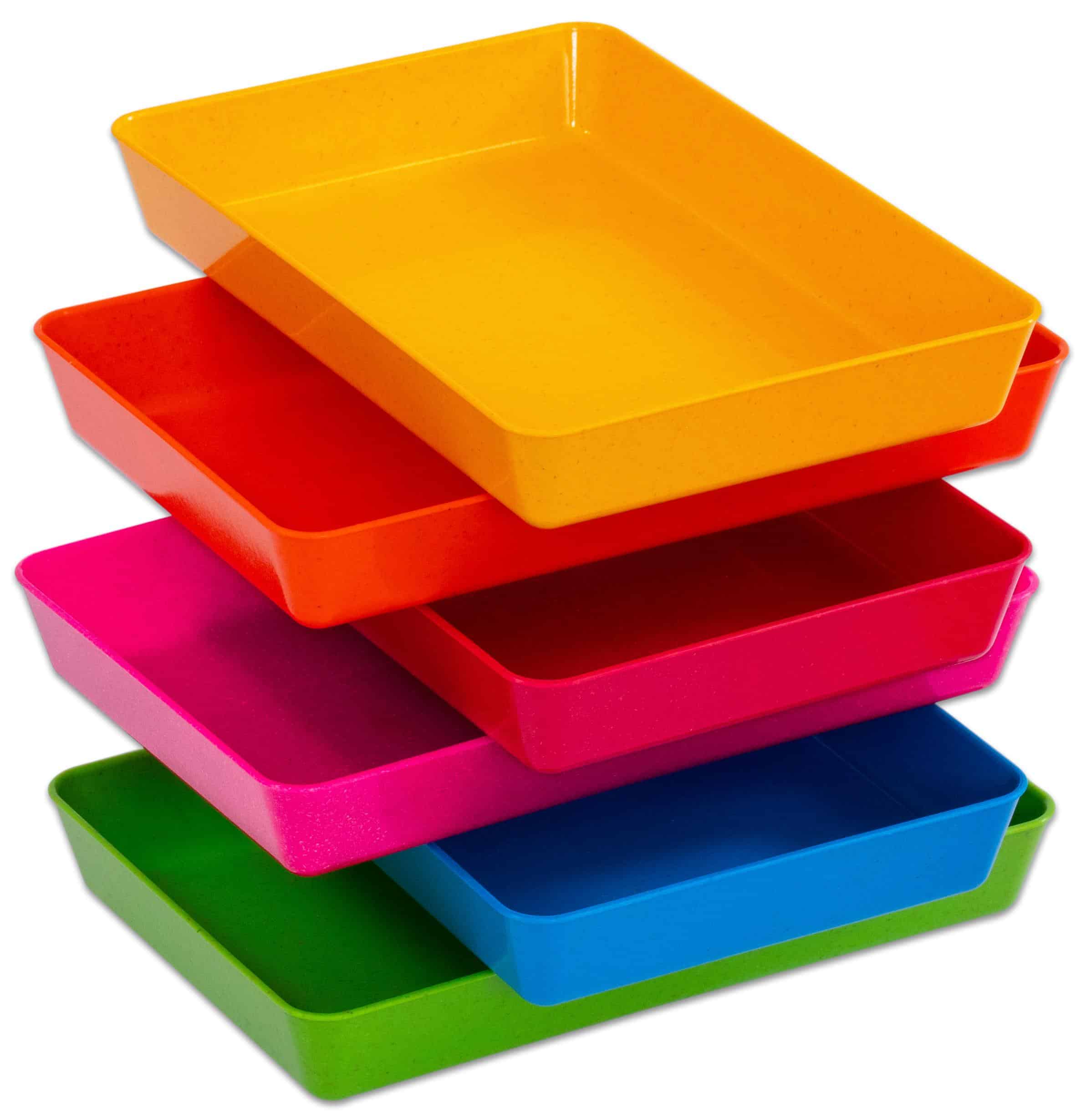 850272_a.jpg TreeNside Biokunststof sorteerschalen set 6/St. 26 x 18 x 12 gekleurd - Afbeelding 1