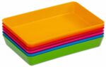 TreeNside Biokunststof sorteerschalen set 6/St. 26 x 18 x 12 gekleurd - Afbeelding 2