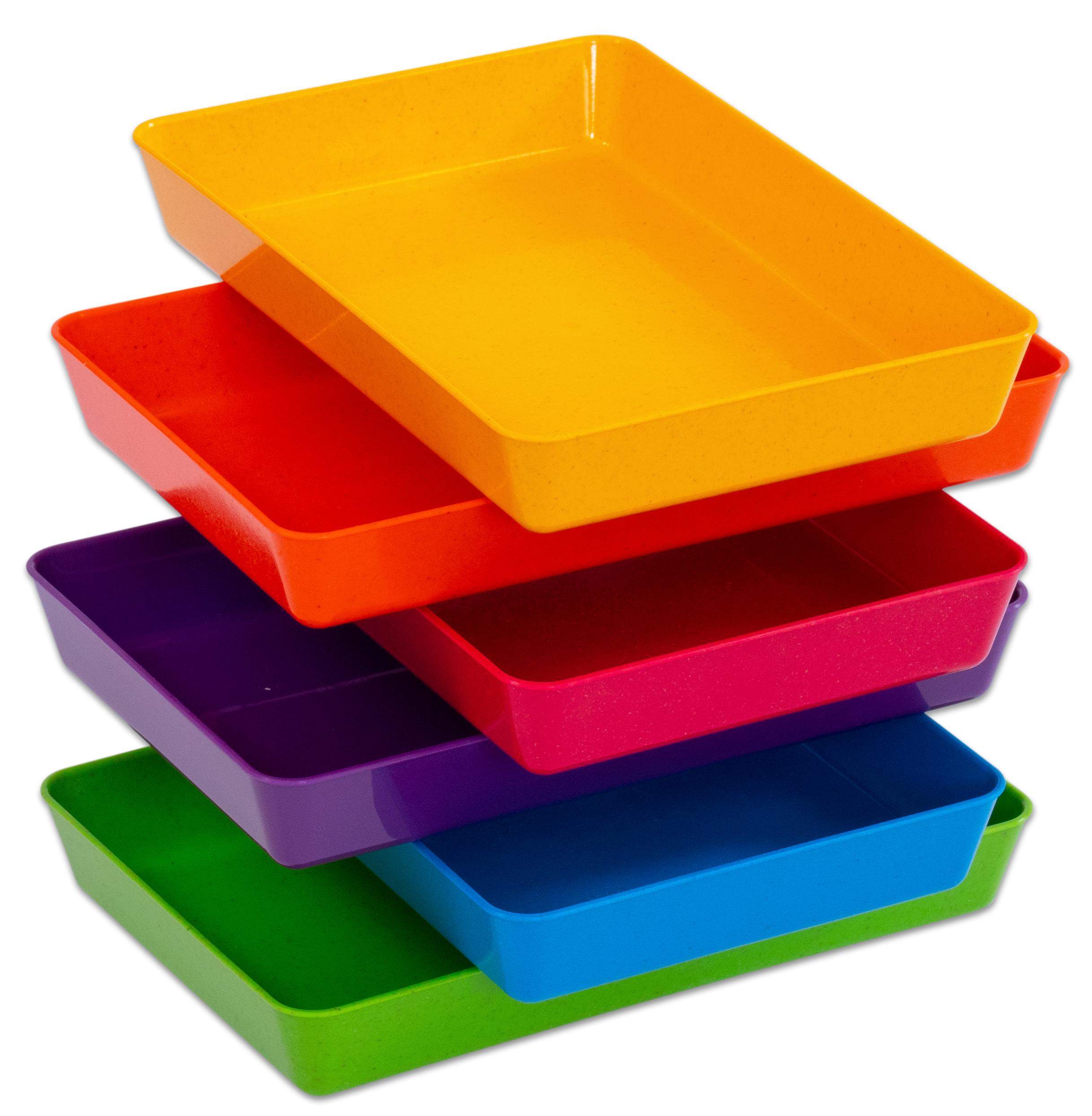 850274_a.jpg TreeNside Biokunststof sorteerschalen set 6/St. 26 x 18 x 12 gekleurd - Afbeelding 1