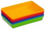 TreeNside Biokunststof sorteerschalen set 6/St. 26 x 18 x 12 gekleurd - Afbeelding 2
