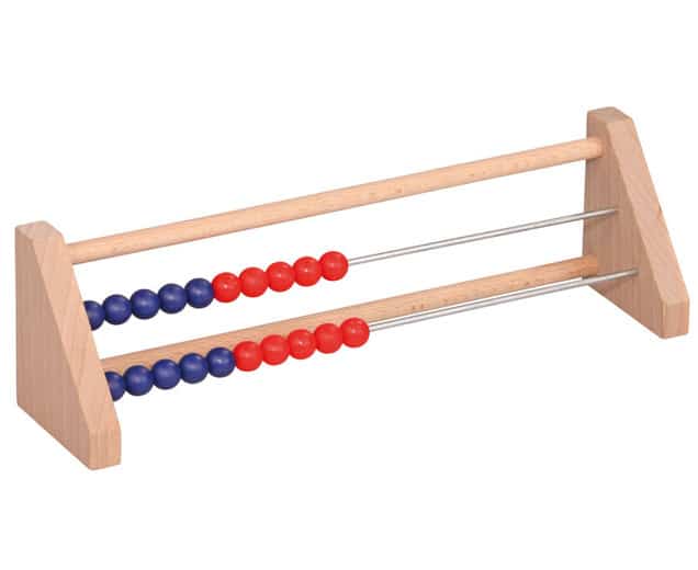 85036_b-XL.jpg Tafel Telraam 20 Rood/Blauw - Afbeelding 1