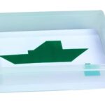 Tangram oefenkaarten, dubbelzijdig bedrukt, 25 stuks in doos