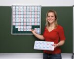 Honderdveld met getalkaartjes - magnetisch