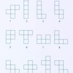 Pentomino's, 15 dubbelbedrukte oefenkaarten, 3 tot 12 verschillende pentominoes