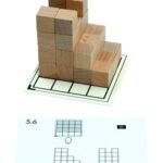Cubo 3D werkkaarten voor het 3D inzicht, moeilijkheidsgraad 5, zonder blokken