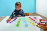 Montessori - Kleurtabletten in houten kist - Afbeelding 3