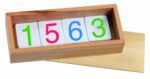 Getalkaarten (1 - 9999 - in houten opbergdoos) - Afbeelding 8