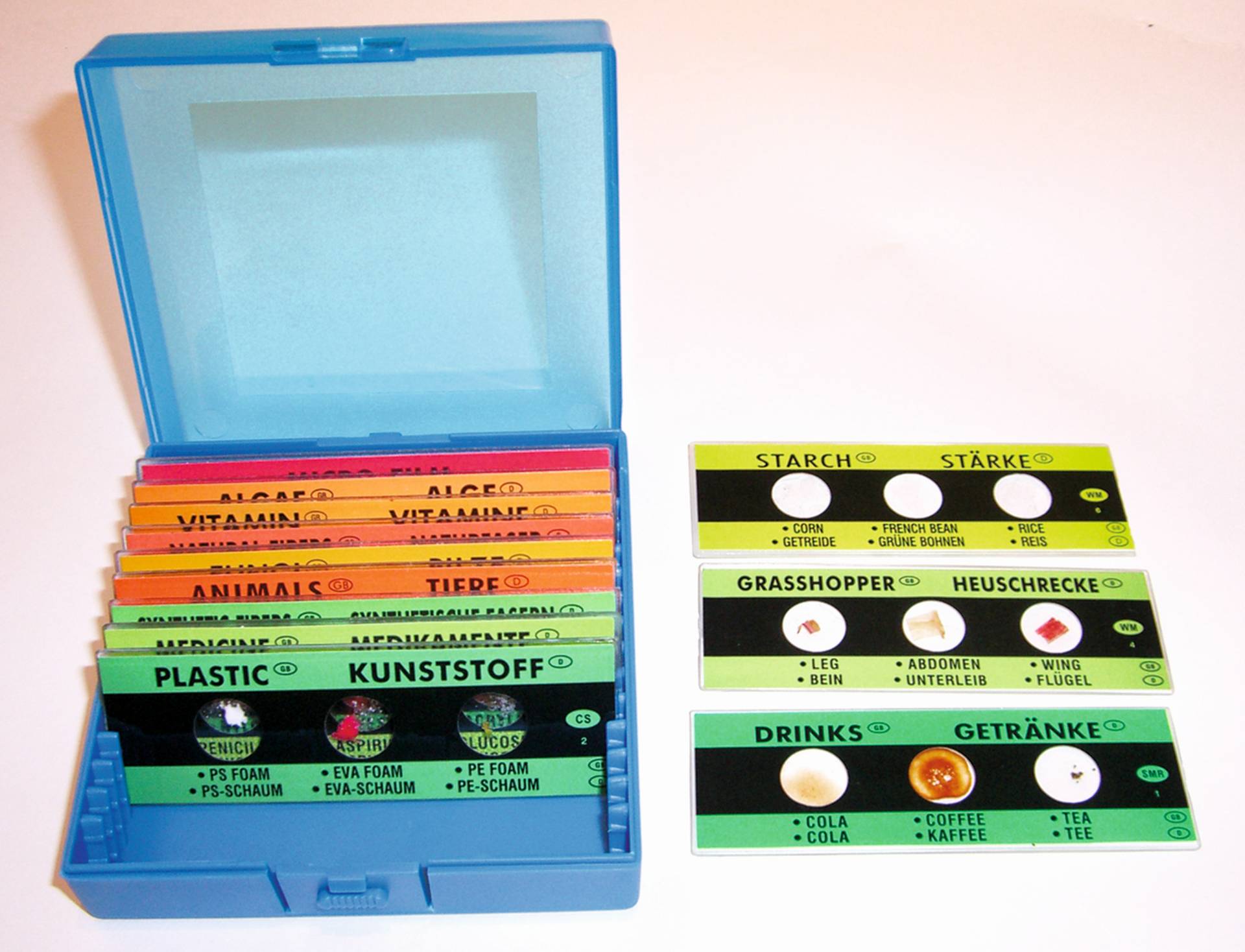 85797_c-Wetenschap-Biologie-Microscoop-Preparaten.jpg Preparaat Set (48 St.) - Afbeelding 1