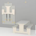 Wandklaptafel